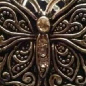 Elegant Rhinestone Butterfly Ring -very cute.